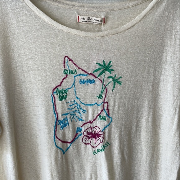 Free People Embroidered Hawaii Shirt - Picture 2 of 8